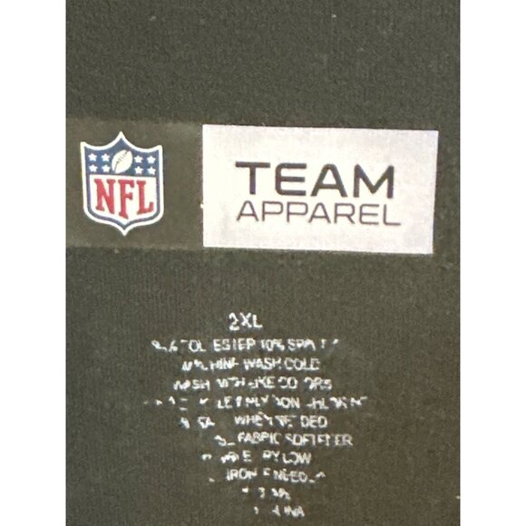 NFL Team Apparel Colts Black & Gray Camo Raglan T-Shirt 2XL - Picture 2 of 6